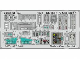 Фототравление для модели Су-57, Звезда. Масштаб 1:72