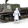 Фигура командира танка СССР, зима  1943 г., поза 1. Масштаб 1:35