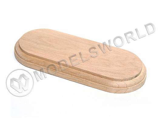 Основание овальное 210х90 мм, ольха