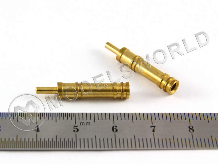 Макет пушки, латунь, 12 мм, 2 шт - фото 1