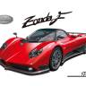 Склеиваемая пластиковая модель Pagani Zonda F '05. Масштаб 1:24