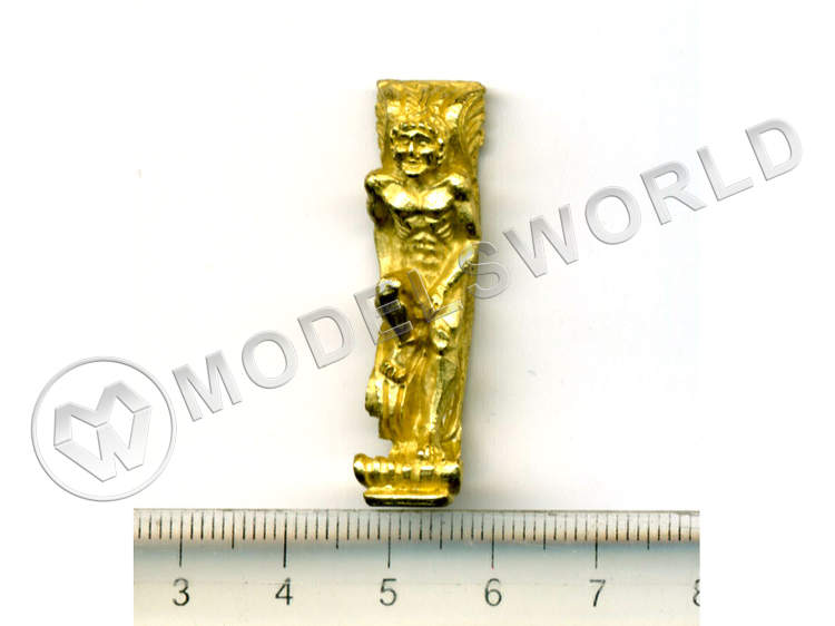 Декоративный элемент, мужская фигура, 40 мм, металл 1 шт. - фото 1