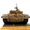 Готовая модель, индийский танк T-72 AJEYA на подставке в масштабе 1:35 (в подарок журнал с автографом автора)