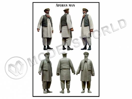 Фигура Афганский житель. Масштаб 1:35