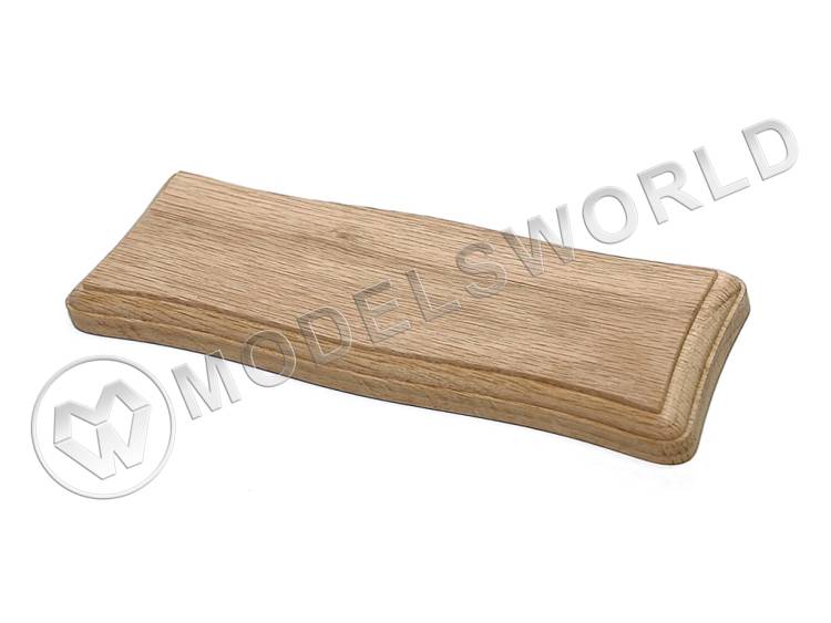 Основание фигурное 300х100 мм, дуб - фото 1