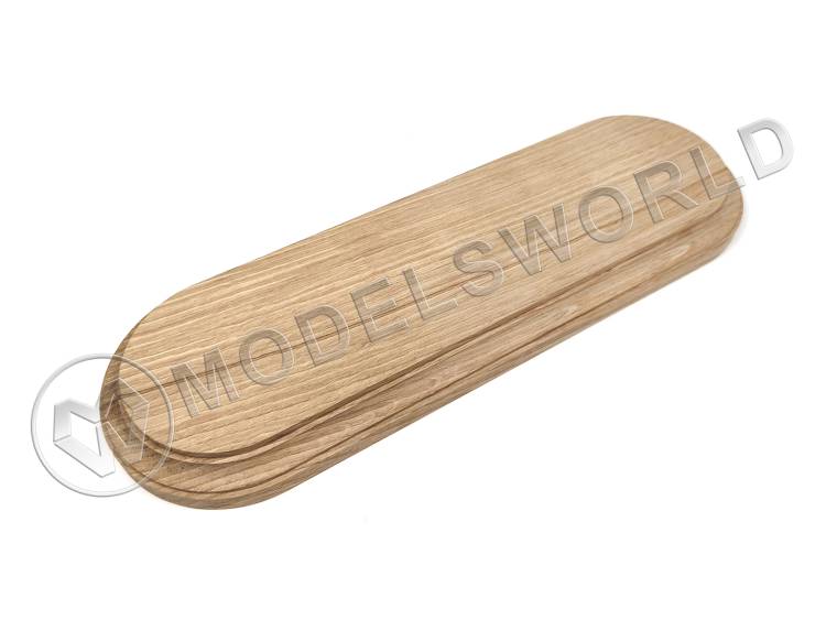 Основание овальное 210х90 мм, дуб - фото 1