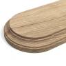 Основание овальное 210х90 мм, дуб
