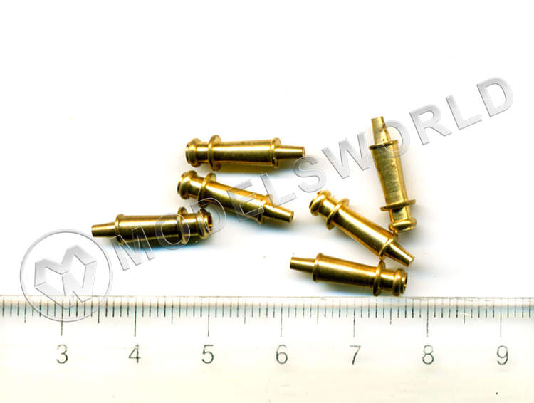 Макет пушки, латунь, 14 мм, 2 шт Макет пушки, латунь, 14 мм, 2 шт - фото 1