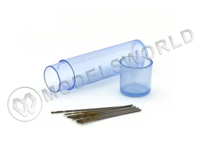 Мини-сверло JAS, HSS 6542 (M2), без покрытия, d 0.5 мм, 10 шт - фото 1