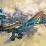Склеиваемая пластиковая модель бомбардировщика Junkers Ju-87D Stuka. Масштаб 1:32