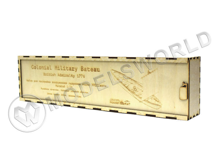 Набор для постройки модели Бато, Парусное вооруженное судно XVIII века. Масштаб 1:24 Набор для постройки модели Бато, Парусное вооруженное судно XVIII века. Масштаб 1:24 - фото 1