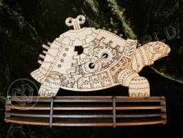 Стимпанк-черепаха на подставке