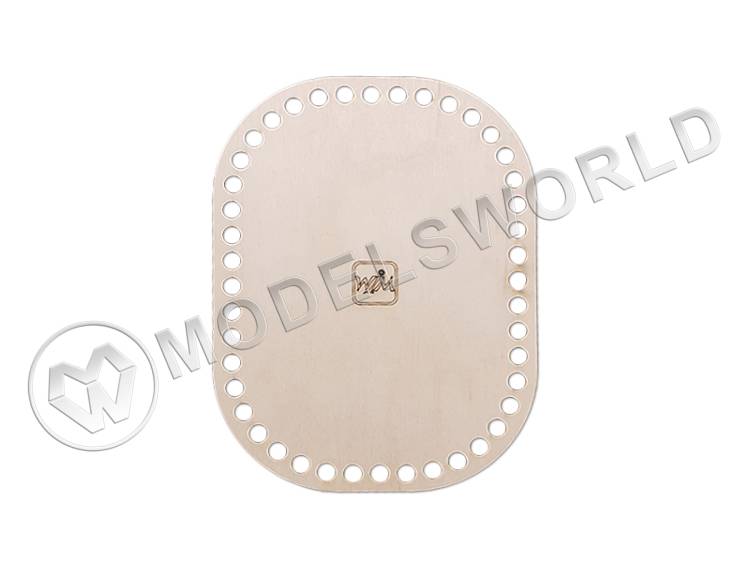 Деревянное донышко для корзин скругленное, 150х200 мм - фото 1