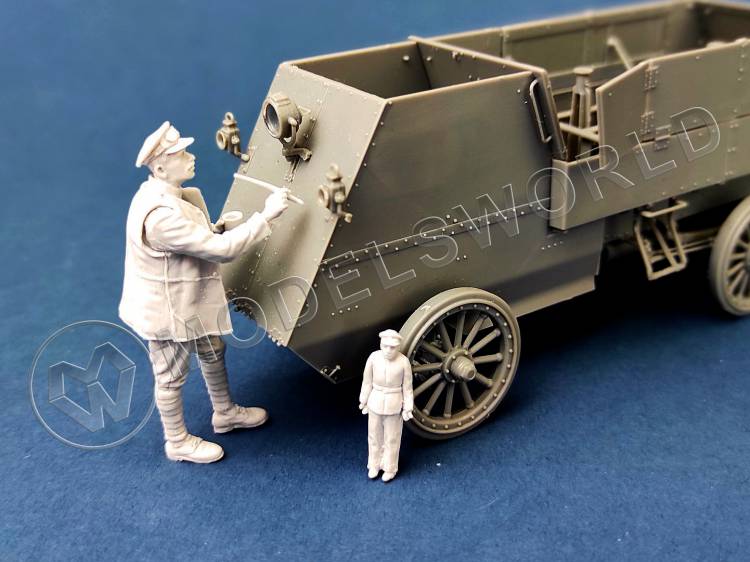 Фигура старшины канадской мотопулеметной бригады с кистью. Масштаб 1:35 - фото 1