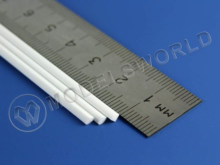 Пруток пластиковый четверть круга 2.0 мм, 3 шт - фото 1