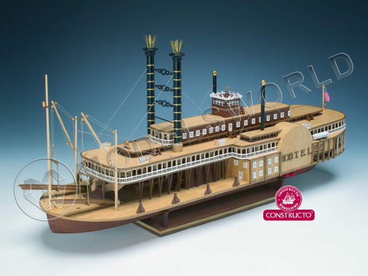 Набор для постройки модели корабля ROBERT E LEE. Масштаб 1:48 Набор для постройки модели корабля ROBERT E LEE. Масштаб 1:48 - фото 1