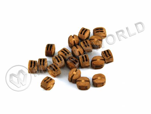 Блок двушкивный 3.5 мм, груша, 10 шт