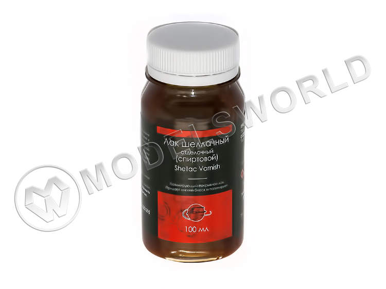 Лак шеллачный отделочный (спиртовой), 100 мл - фото 1