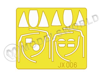 Окрасочная маска для MiG-19S, Trumpeter. Масштаб 1:32 - фото 1