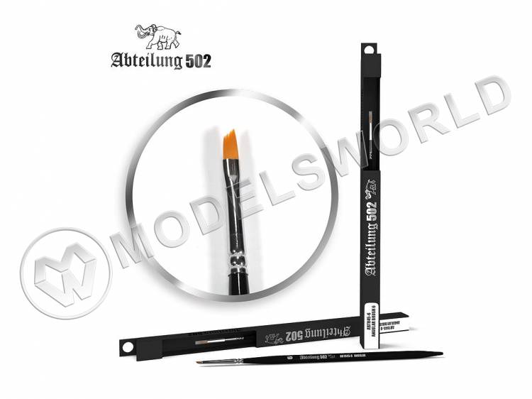 Кисть ретушная (скошенная) Abteilung 502 №6 Кисть ретушная (скошенная) Abteilung 502 №6 - фото 1