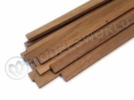 Рейка 2.0х6.0x500 мм, орех, 1 шт.