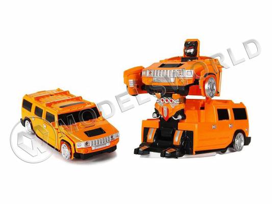 Радиоуправляемый трансформер MZ Hummer H2 2829X ездит по стенам 1:24