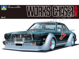 Склеиваемая пластиковая модель Toyota Chaser The Hawk of Works No.3. Масштаб 1:24