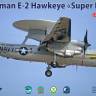 Сборная пластиковая модель Grumman E-2 Hawkeye "Super Fudd". Масштаб 1:72