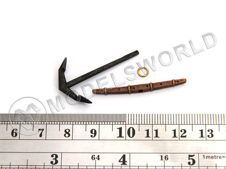 Якорь французского типа, металл, 35 мм - фото 1