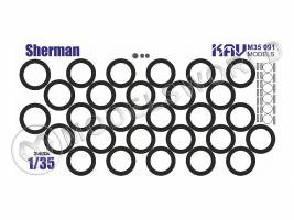 Окрасочная маска на Sherman, Звезда. Масштаб 1:35