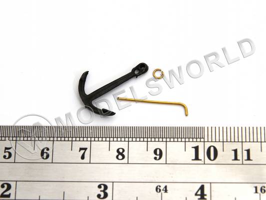 Адмиралтейский якорь, металл, 20 мм