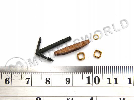 Испанский якорь, металл и дерево, 20 мм