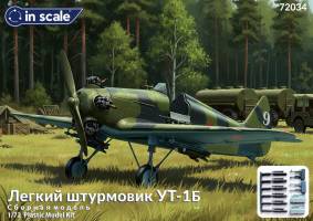 Сборная пластиковая модель УТ-1Б Штурмовик. Масштаб 1:72