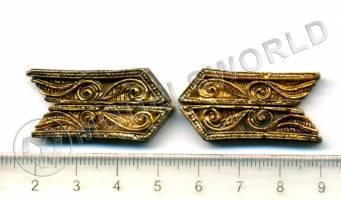 Декоративный наклонный элемент, 30 мм, металл 1 шт.