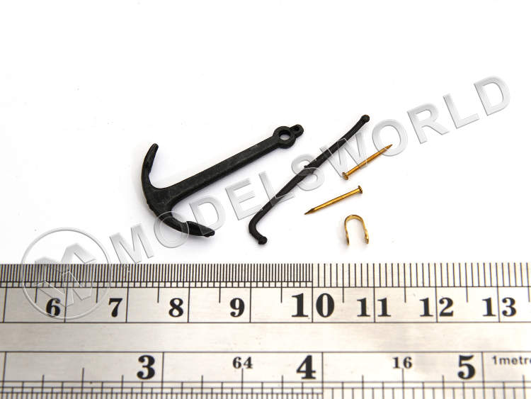 Адмиралтейский якорь, металл, 30 мм - фото 1