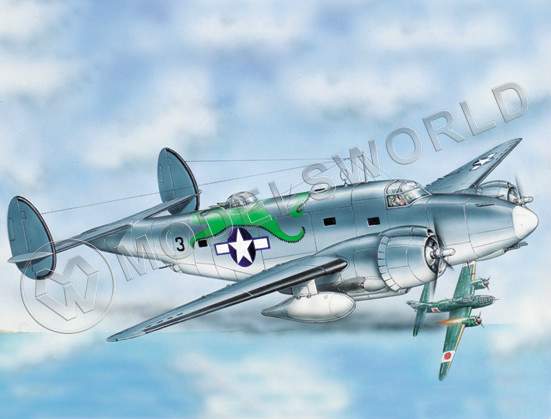 Склеиваемая пластиковая модель Морской бомбардировщик PV-1 Вентура. Масштаб 1:72 - фото 1