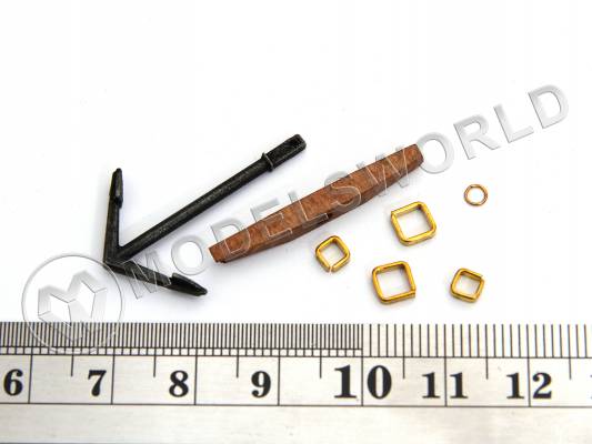 Испанский якорь, металл и дерево, 30 мм