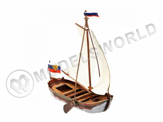 Модель из бумаги Ботик Фортуна