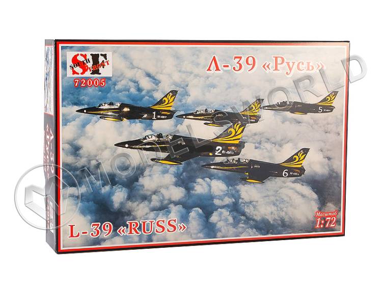 Склеиваемая пластиковая модель Самолет L-39 Albatros Русь. Масштаб 1:72 Склеиваемая пластиковая модель Самолет L-39 Albatros Русь. Масштаб 1:72 - фото 1
