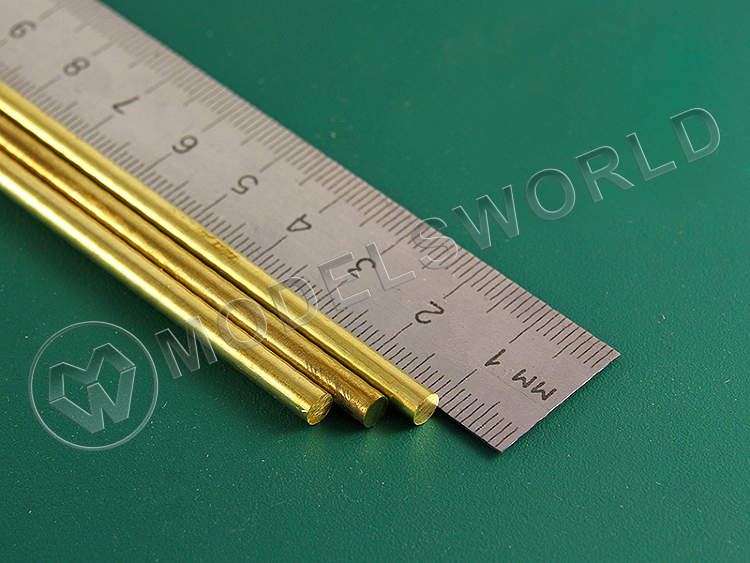 Пруток латунный 4 мм, 1 шт - фото 1