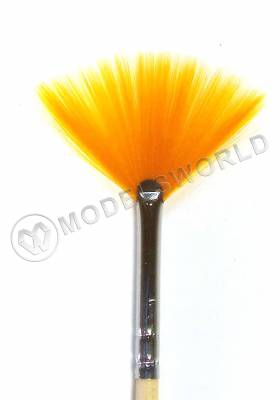 Кисть веерная Черная речка из щетины №0