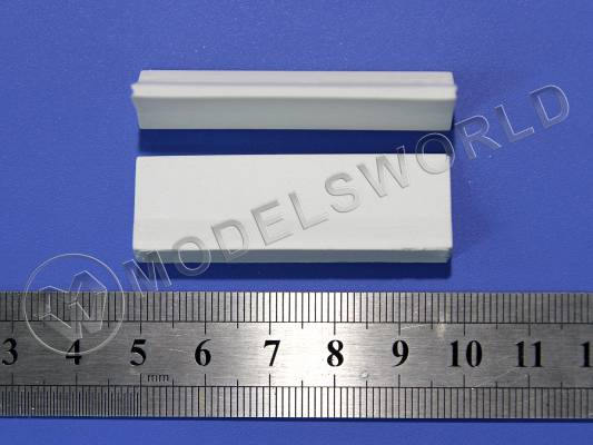 Блоки дорожных разграждений (отбойники) прямые, 5 шт. Масштаб 1:72