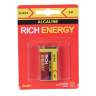 Батарейка Rich Energy 6LR61 9V Крона Alkaline, 1 шт