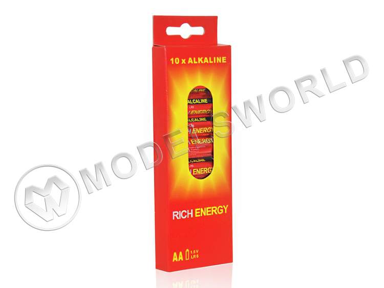 Батарейка Rich Energy LR-6 AA Alkaline, 1 шт - фото 1