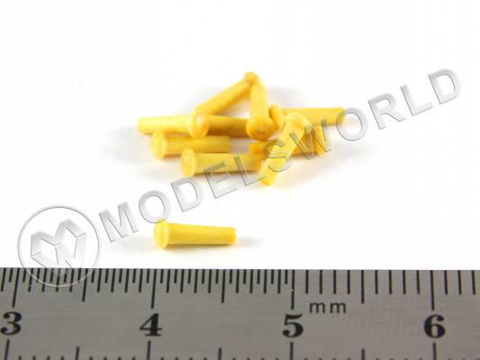 Деревянный гвоздь, самшит, 6 мм, 10 шт