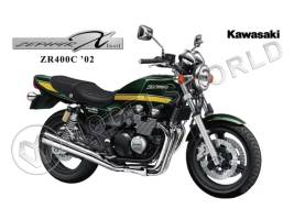 Склеиваемая пластиковая модель мотоцикл Kawasaki ZR400C Zephyr '02. Масштаб 1:12
