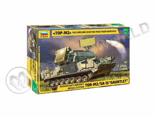 Склеиваемая пластиковая модель Российский зенитно-ракетный комплекс «ТОР-М2». Масштаб 1:35