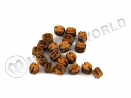 Блок двушкивный 3 мм, груша, 10 шт