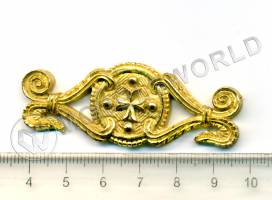 Декоративный элемент на корму, 60 мм, металл 1 шт