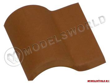 Черепица обычная, масштаб 1:10, 25 шт